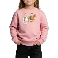 Spreadshirt Sweatshirt Bibi Und Tina Ausritt Mit Amadeus Und Sabrina Kinder Premium Pullover (1-tlg)