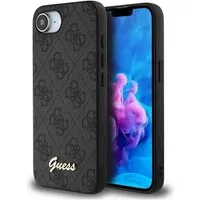 Guess Smartphone-Hülle MagSafe Guess für Apple iPhone 17e / 16e Script Logo Case Schwarz
