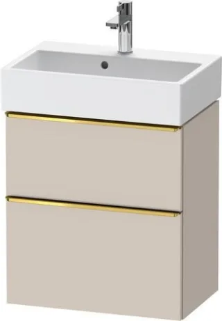Duravit D-Neo Waschtischunterbau wandhängend Taupe Matt 584x372x625 mm - DE4329034910000 DE4329034910000