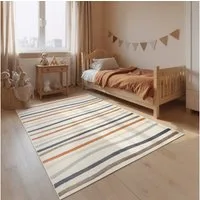 HANSE Home Kinderteppich Linnea, rechteckig, Höhe: 10 mm, Pflegeleicht, Weich, Kinderzimmer, Spielteppich, Spielunterlage