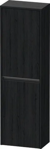 Duravit Ketho.2 Halbhochschrank Eiche Schwarz Matt 400x240x1320 mm - K21319R16160000 K21319R16160000