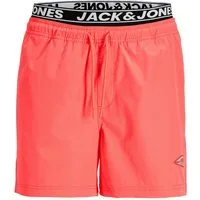Jack & Jones Badeshorts Maui Surf Double Waistband Swim Shorts mit Mesh-Innenslip