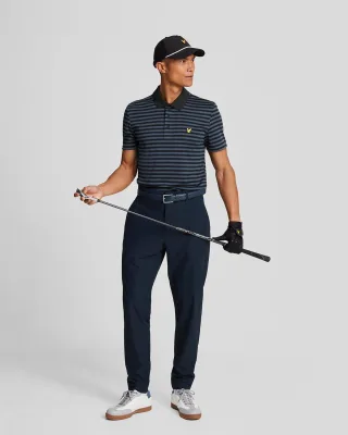 Lyle & Scott Leichte technische Golf-Trainingshose – Marineblau