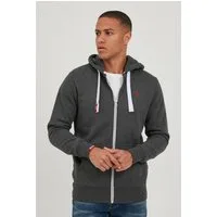 !Solid Kapuzensweatjacke SDBennZip Kapuzenjacke Sweatshirtjacke mit kontrastfarbenenen Details
