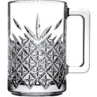 Pasabahce Teeglas Timeless 2er-Gläser Set mit Henkel Teeglas Kaffeeglas