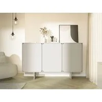 Selsey Sideboard WUWU, 3-türig mit 6 Fächern greige 150 cm