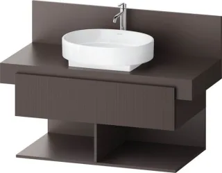 Duravit Balcoon Konsolen-Waschtischunterschrank 1000 ohne Fach 2 Schubkästen  BA50240JGIG0000