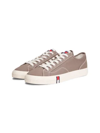 Tommy Jeans Sneaker "ARCHIVE VULC Y2K" Freizeitschuh, Halbschuh, Schnürschuh mit Logoflagge im Plateau