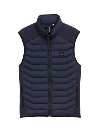 Tom Tailor - Hybrid Steppweste sky captain blue - Gr. - XXL