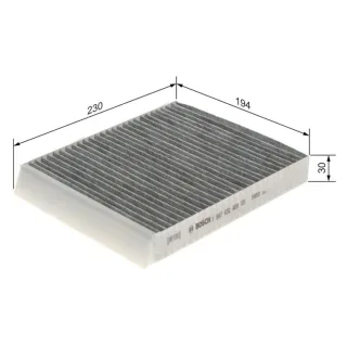 Bosch Aktivkohle-Innenraumfilter Renault Megane Sc?nic