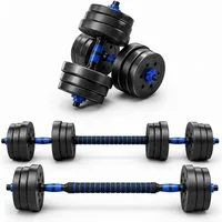 Lacestone Hantel-Set Kurzhantelset 20 Kg, (MS-18212), Inkl. 39 cm Verbinder