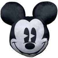Disney Mickey Mouse Dekokissen geformtes Velours Kuschelkissen