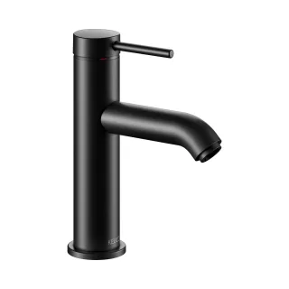 Keuco IXMO Soft Black Selection Einhebel-Waschtischmischer 100, ohne Ablaufgarnitur, schwarz matt 59502372100