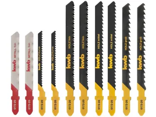 KWB Stichsägeblätter-Set, 617220, 10-teilig