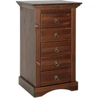 OTTO home Kommode Rustic, Breite 48cm, aus massiver Kiefer, 5 Schubladen, FSC®-zertifiziert