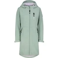 SUBLEVEL Langmantel Funktionsmantel mit Kapuze und Reißverschluss-Taschen Softshell Outerwear