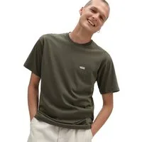 Vans T-Shirt LEFT CHEST LOGO TEE mit kleinem Logodruck auf der Brust, hüftlang