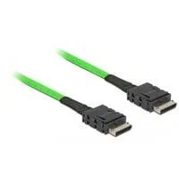 Kabel OCuLink PCIe SFF-8611 > OCuLink SFF-8611 hellgrün, 1 Meter