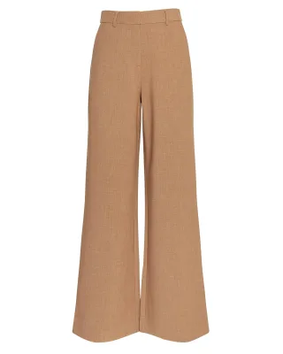msch copenhagen - MSCHMacy Michelle HW Wide Pants LONG t coconut mel - Gr. - S