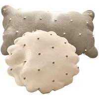 Mirabeau Dekokissen Kissen 2er Set Saphie creme/braun