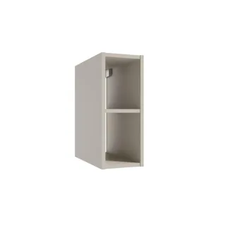 Neuesbad Serie 40 offenes Regal, B:200,H:500,T:430mm, Korpus/Front: kaschmir matt lackiert NB1DF001-A-020171