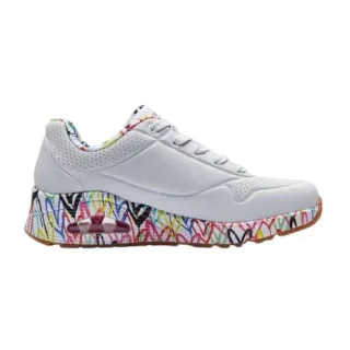 Skechers - "Uno Loving Love" Sneaker für Damen (Weiß/Bunt)