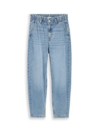 Denim Tom Tailor - TTADEA BARREL Jeans used light stone blue denim - Gr. - S