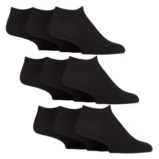 9er Pack Herren Diabetiker Trainingssocken, Weite Knöchelsocken für geschwollene Füße