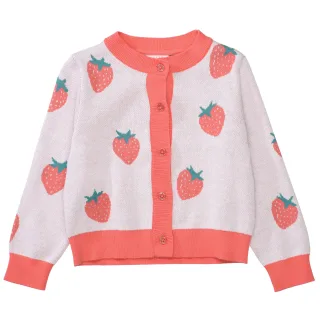 JETTE by STACCATO - Strickjacke marshmallow rose aop - Gr. - 134