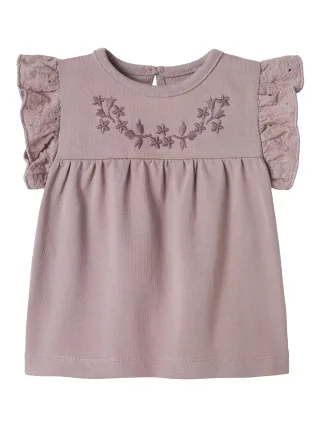 NAME IT - NBFJILLA SS TOP purple dove - Gr. - 74
