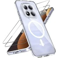 SmartUP Smartphone-Hülle + 2X Schutzglas für Xiaomi Redmi Note 15 Pro Plus 5G MagSafe Case 9H 6,67 Zoll, MagSafe-Technologie