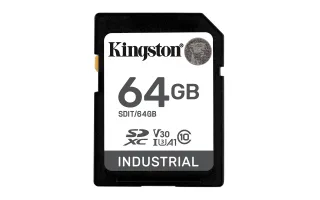 Kingston Industrial | sdit/64gb | Flash-Speicherkarte - 64