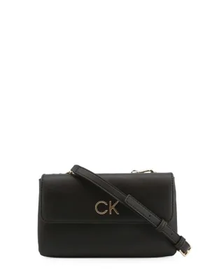 Calvin Klein Schwarze Polyester Damenhandtasche