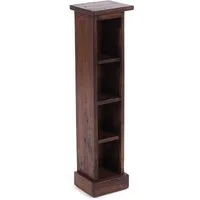 DESIGN DELIGHTS CD-Regal HOLZ CD REGAL "CD TOWER", 76cm(H), Holzregal, CD Rack mit 4 Fächern
