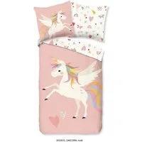 good morning Kinderbettwäsche UNICORN Bettwäsche-Set, Renforcé, 2 teilig, Einhorn