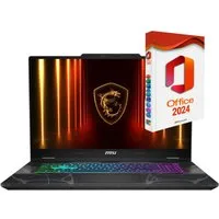 MSI Cyborg 17, Core i7-13620H, NVIDIA GeForce RTX 5060, MS Office 2024 Pro Gaming-Notebook (44 cm/17.3 Zoll, Intel Core i7 13620H, Nvidia GeForce RTX 5060, 8 GB, 500 GB SSD, Windows 11 Pro 64Bit + MS Office 2021 Pro, Beleuchtete Tastatur)