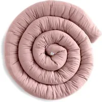 lilimaus Nestchenschlange Bettschlange für Babybett aus Musselin - 200, 300 & 400 cm, (1-tlg), Randschutz & Kuschelrolle mit Befestigungs-Schlaufen - Ø ca. 10-12 cm