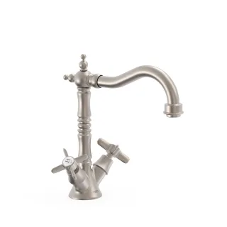 Tres 2 Griff Waschtischarmatur Mit Griff G3/8" flexible Anschlussschläuche, 24210902AC 24210902AC
