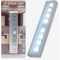ZD Trading LED Nachtlicht Sensorleuchte LED 18 cm mit Magnet und Bewegungssensor, LED fest integriert