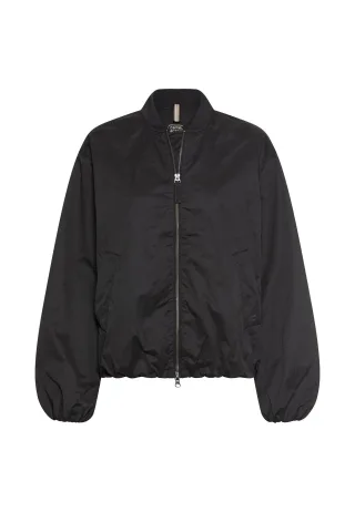 camel active - Gefütterte Bomberjacke in Oversize-Passform black - Gr. - 44