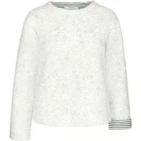 bianca Langarmshirt KIM mit Rundhalsausschnitt und Strukturmuster