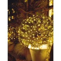 Luxform LED-Lichternetz Lichterkette LED Lichternetz Deko Weihnachten Netz 64LED 1,2 x 1,2m, 8 Leuchtfunktionen