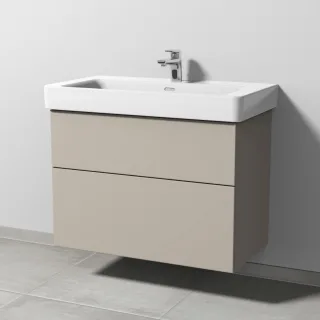 Sanipa 3way Waschtischunterbau zu Laufen Pro S Waschtisch mit 2 Auszügen, Kaschmir-Matt SP7691U