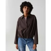 OPUS Jackenblazer JELANI Regular aus feinem Twill lockere Passform, glatter Griff