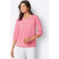 Sieh an! Klassische Bluse Schlupfbluse 3/4-Arm