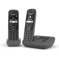 Gigaset AE690A Duo Anthrazit Schnurloses Telefon Schnurloses DECT-Telefon