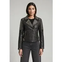 RICANO Lederjacke Studd Hochwertiges Lamm-Nappa-Leder