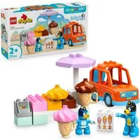 LEGO® Ausflug zur Eisdiele mit Bluey (10458), LEGO DUPLO Bluey Konstruktionsspielsteine, (22 St), Made in Europe