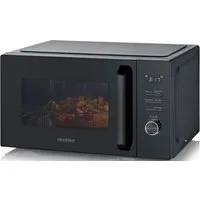 Severin Mikrowelle MW 7798, Grill, Grill und Heißluft, Mikrowelle, Heißluft, 29 l, mit Grill- & Heißluftfunktion, schwarz, Glasdrehteller, 95 min. Timer