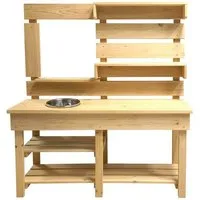HOME DELUXE Outdoor-Spielküche MANDU Tannenholz